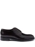 Prada brushed lace-up shoes - Black