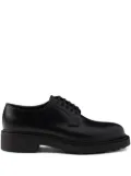 Prada brushed leather shoes - Black