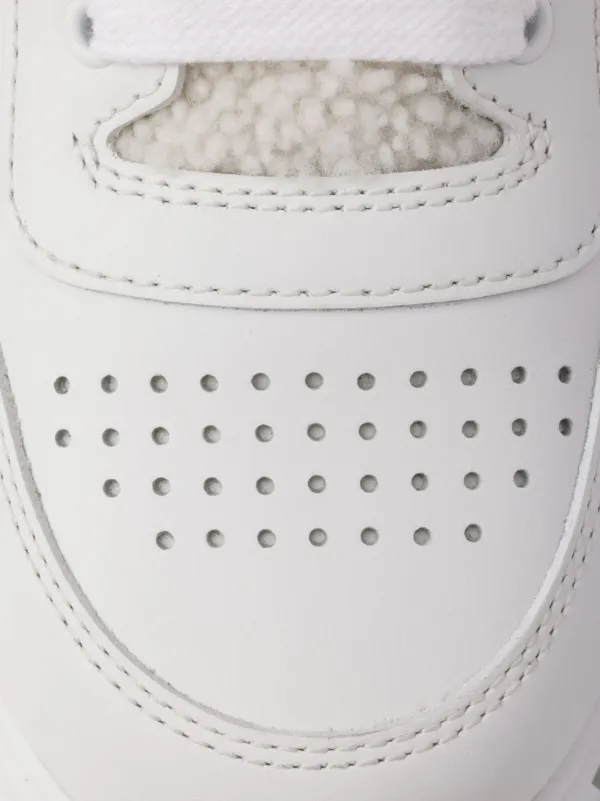 Prada レザースニーカー | ホワイト | FARFETCH JP