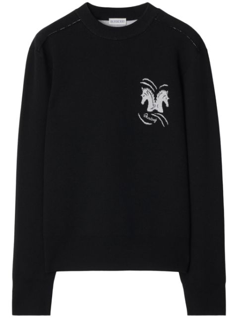 Burberry Mirrored Horse knit jumper Women