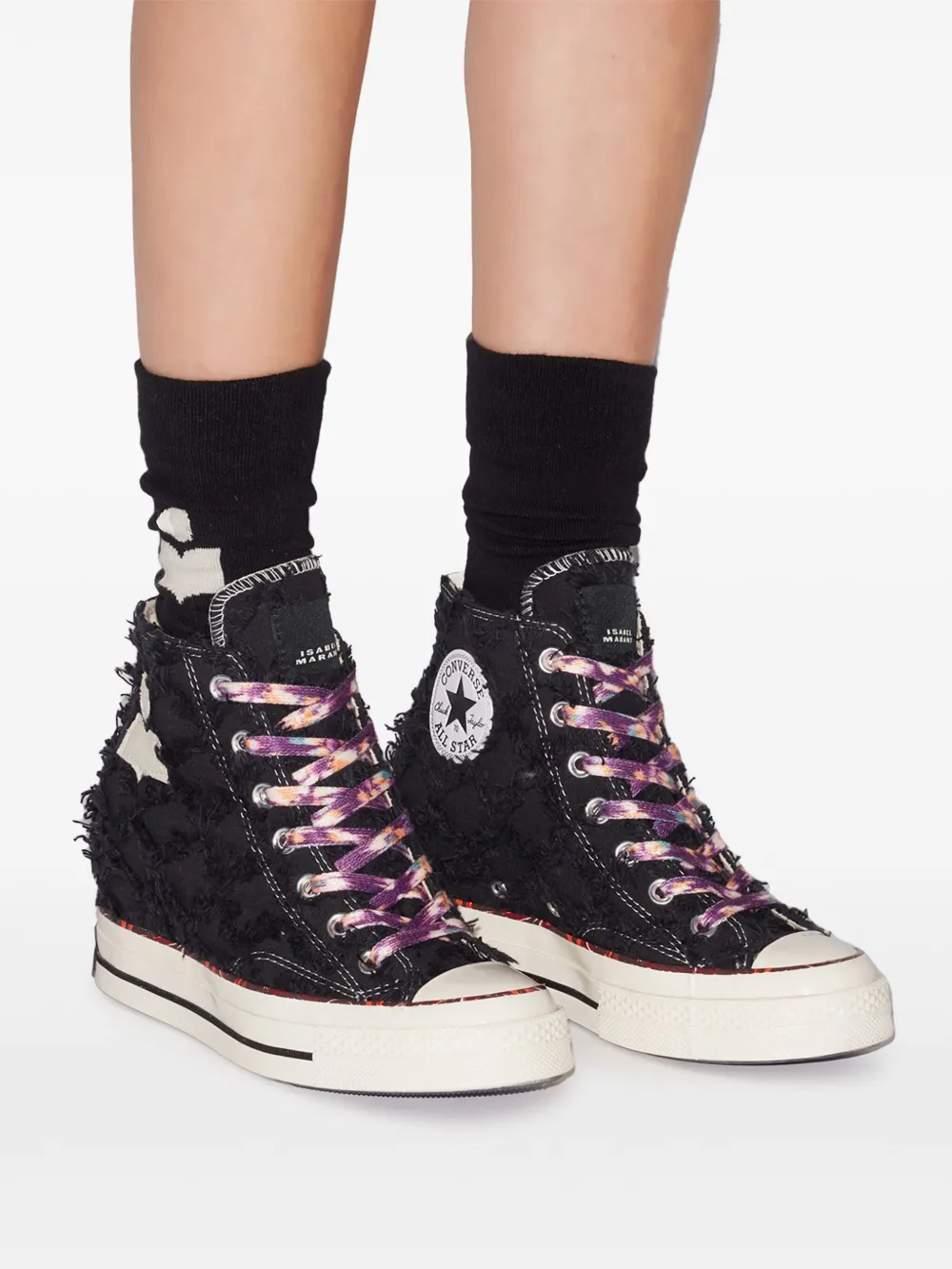 Converse x Isabel Marant Chuck Wedge BK trainers Black