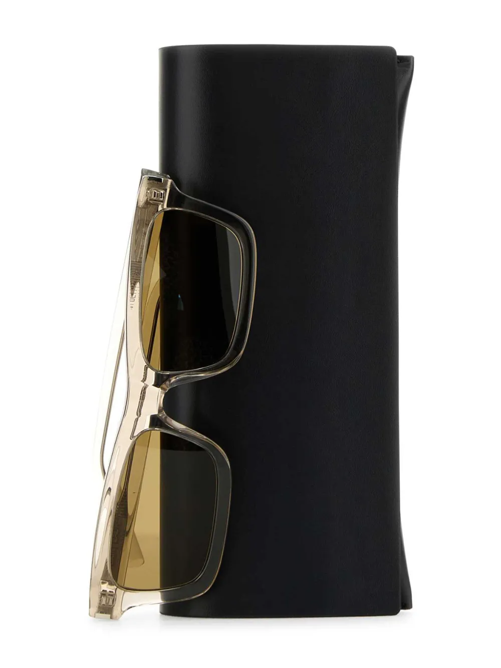 Saint Laurent Eyewear SL461 zonnebril met geometrisch montuur Beige