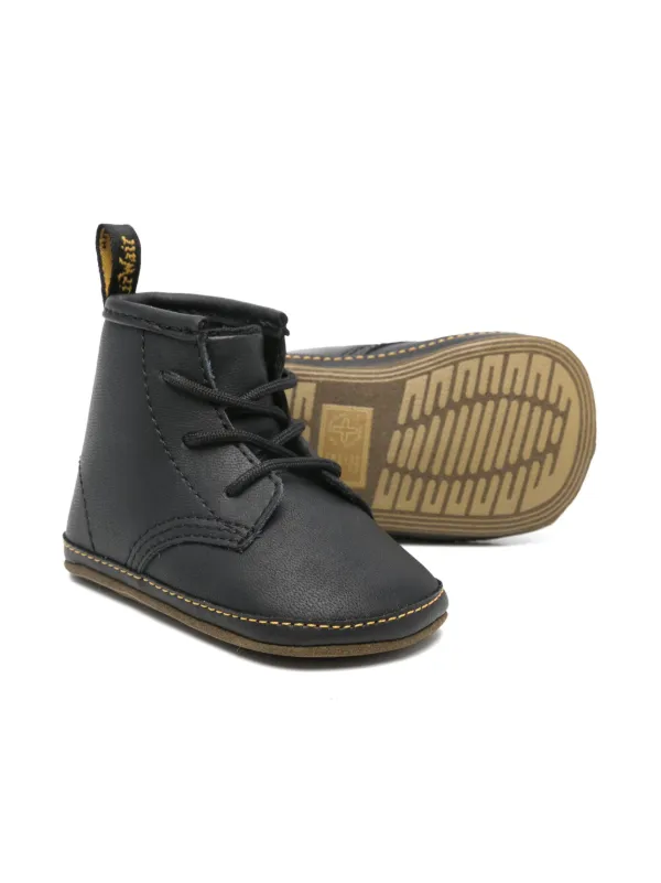 Martens Kids Leather Booties Black FARFETCH IN