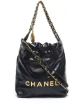 CHANEL Pre-Owned 2022 mini two-way bag - Black