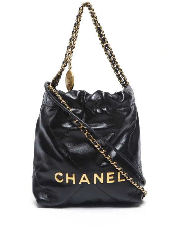 2点のみ❤ CHANEL❤ 非売品 チェーン2way トートバッグ ブラック CHANEL Pre-Owned 2022 ミニ 2wayバッグ | ブラック | FARFETCH JP