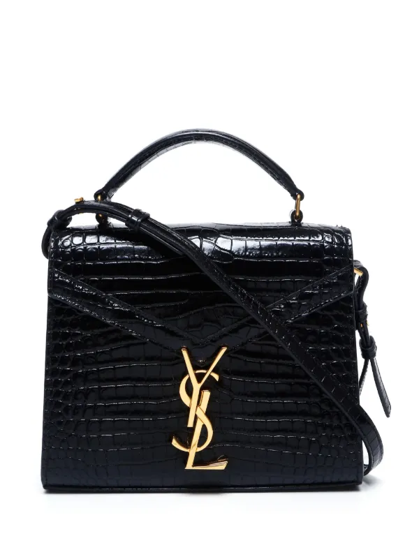 Saint Laurent Pre Owned Cassandra two way Bag Black FARFETCH CA