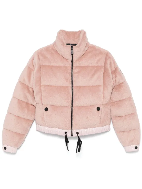 【MONCLER】GRENOBLE AYSE DOWN JACKET Moncler Grenoble: Pink Ayse Short Down Jacket | SSENSE Canada
