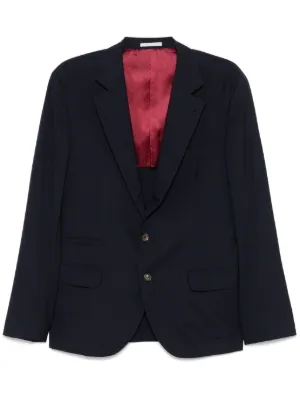 BRUNELLO CUCINELLI ブラック テーラードジャケット Brunello Cucinelli ピークドラペル ジャケット | ブラック