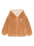 Moschino Kids faux-shearling jacket - Brown