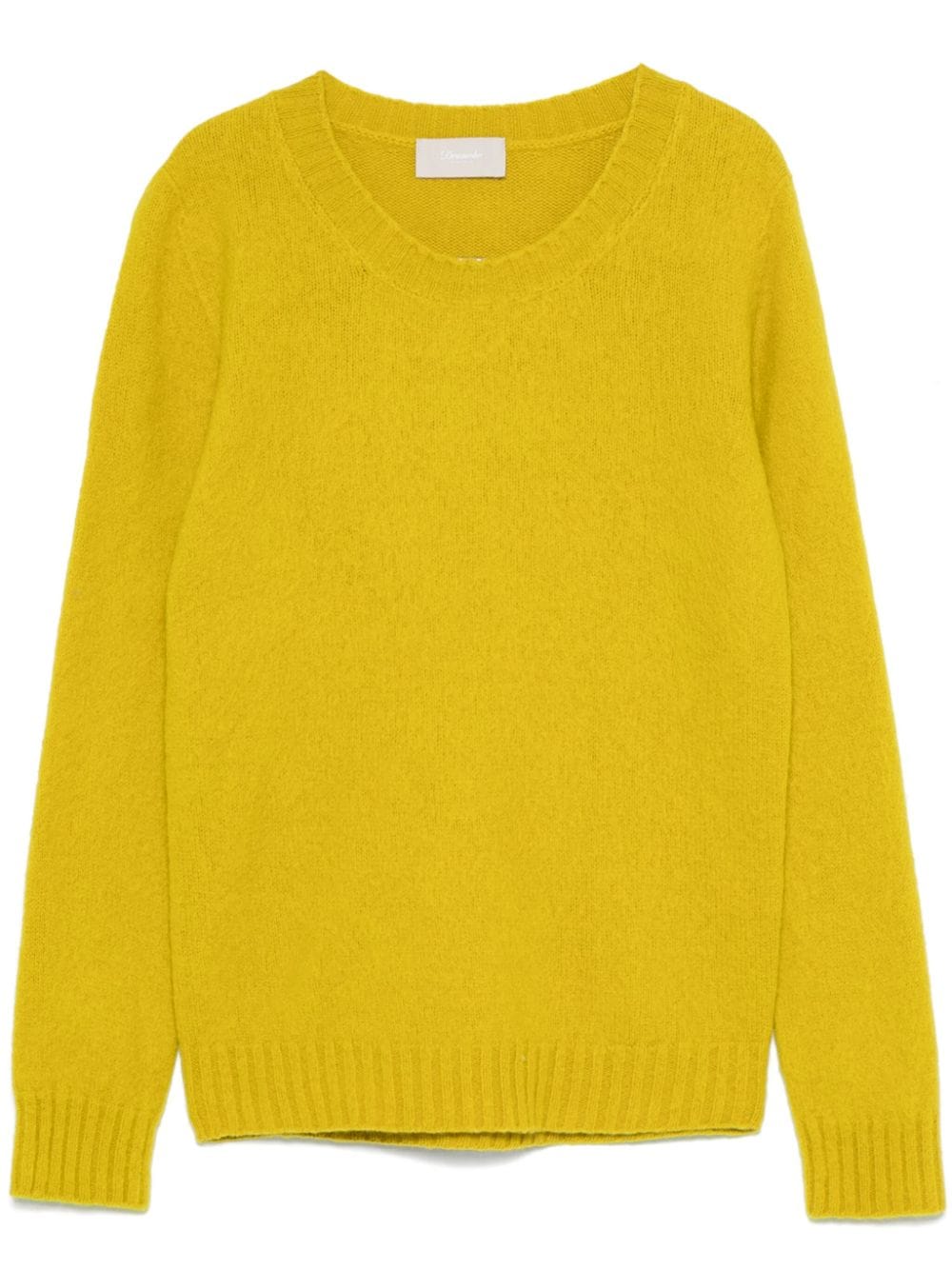 Drumohr Lambs Wool Sweater In Yellow