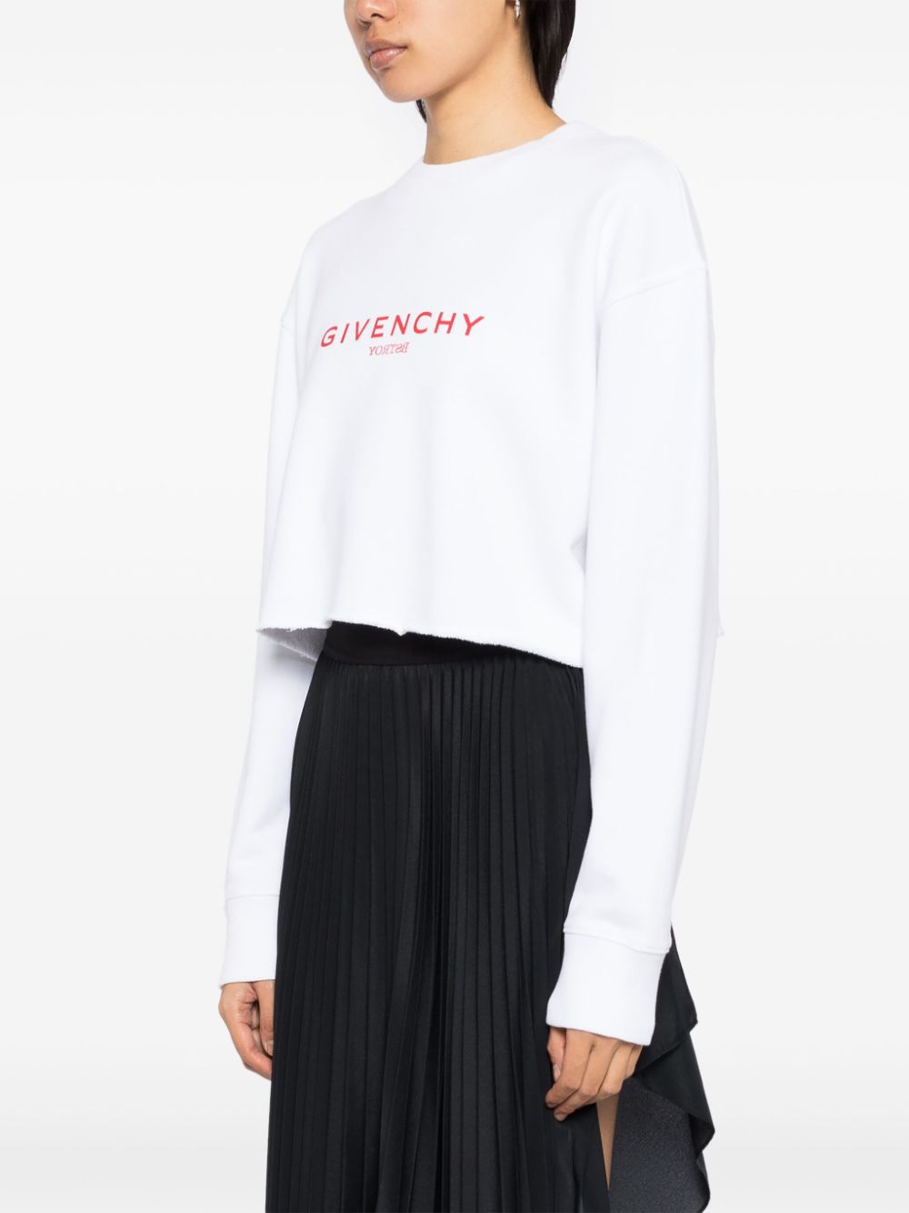 GIVENCHY LOGO-PRINTED SWEATSHIRT 