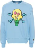ICECREAM Cones & Bones sweatshirt - Blue