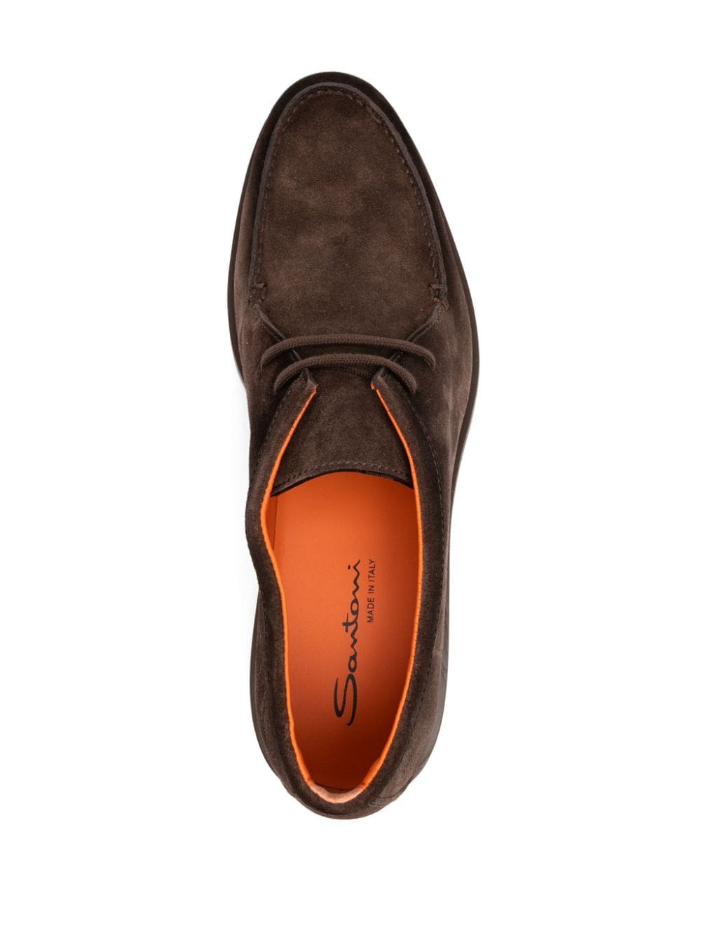 Santoni suede desert boot Brown