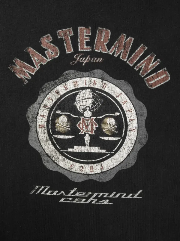 Mastermind Japan x C2H4 Logo t-shirt | Black | FARFETCH BN