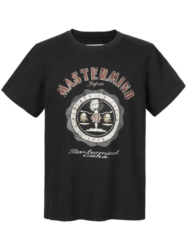Mastermind Japan x C2H4 Logo t-shirt | Black | FARFETCH