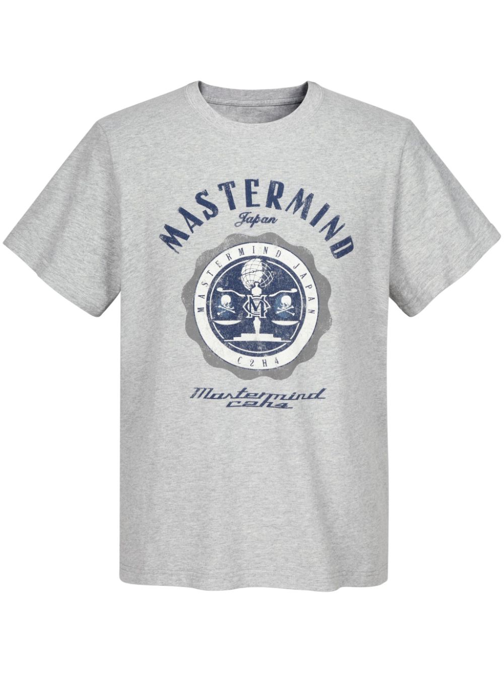 Mastermind Japan x C2H4 logo t-shirt - Grey