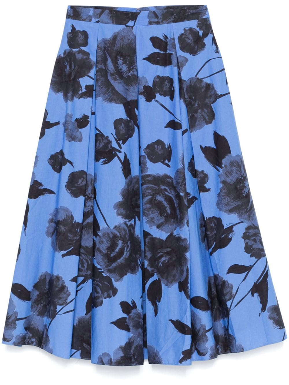 ERDEM Midi-plooirok Blauw