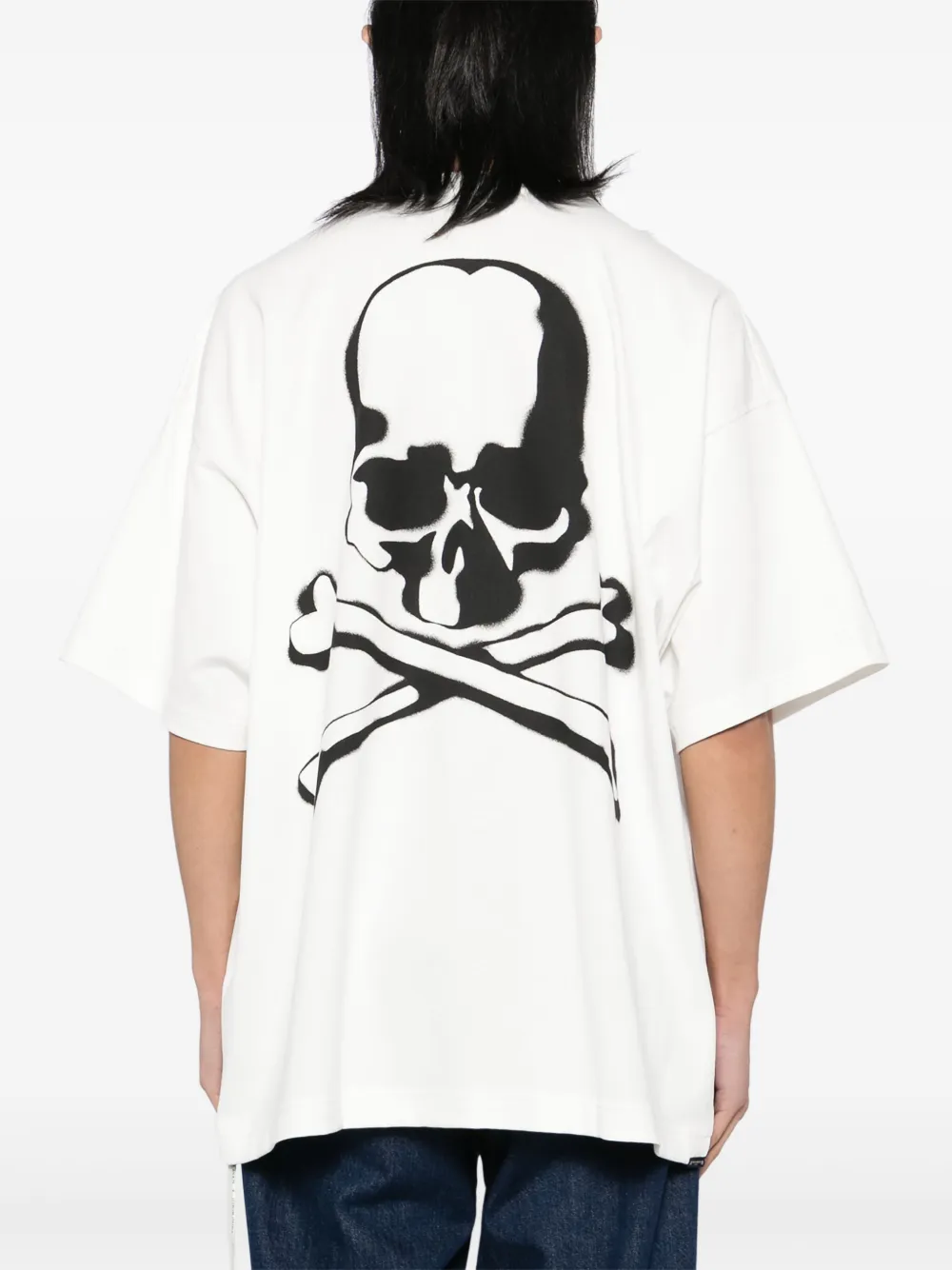 Mastermind Japan Spray Paint T-shirt In White