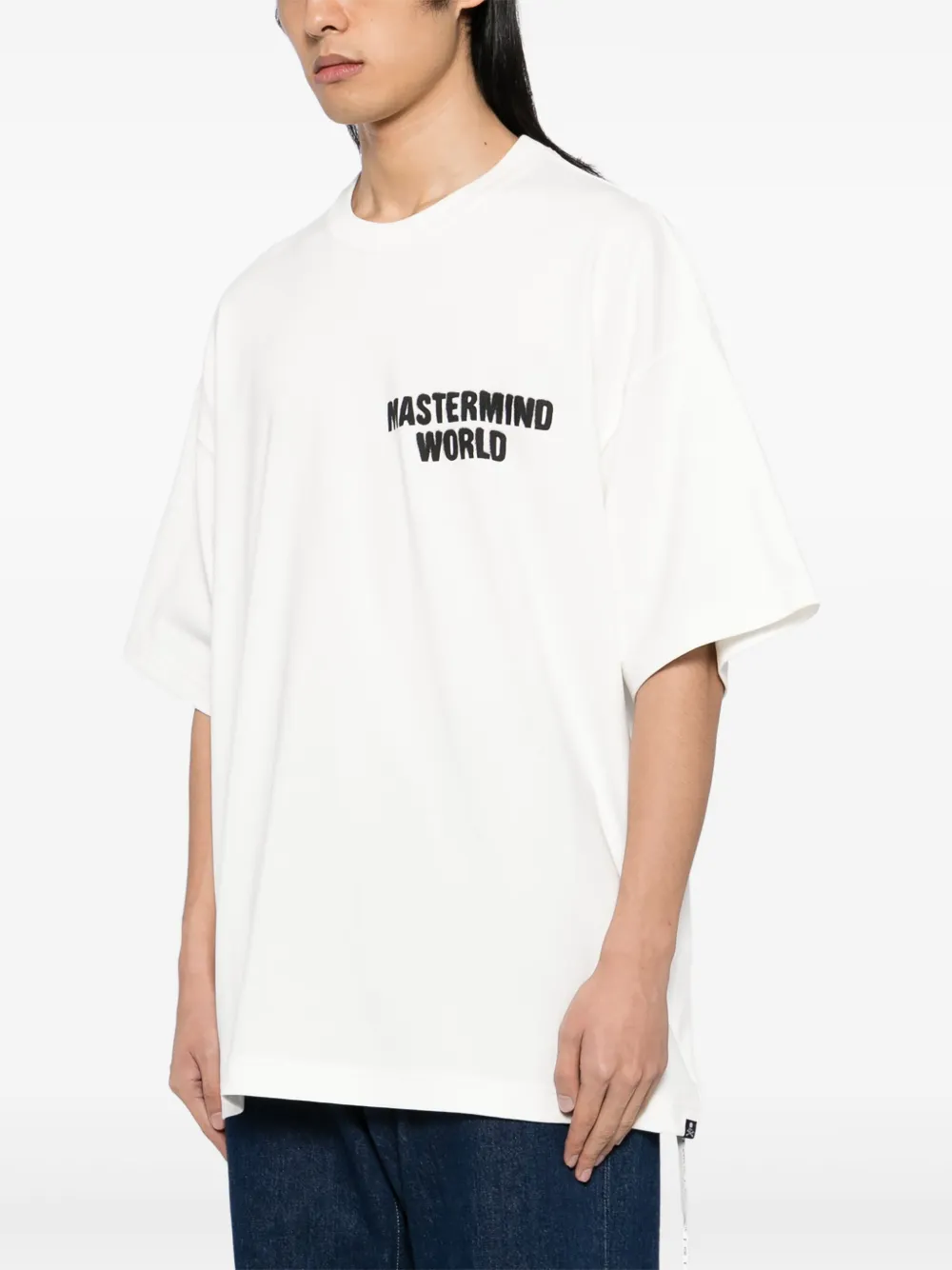 Mastermind Japan Spray Paint T-shirt In White