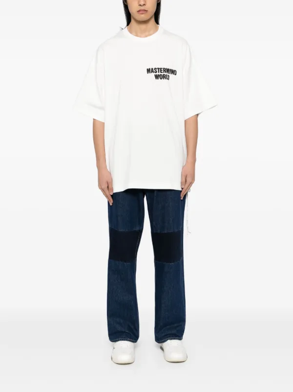 Mastermind World スプレーペイント Tシャツ | ホワイト