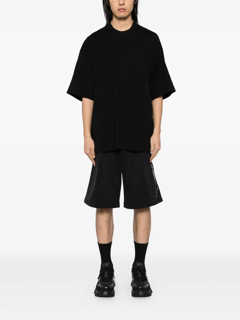 Mastermind Japan T-shirt met logoprint Zwart