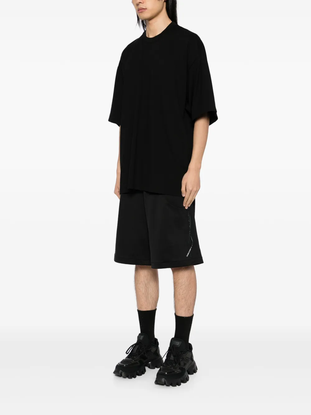 Mastermind Japan T-shirt met logoprint Zwart