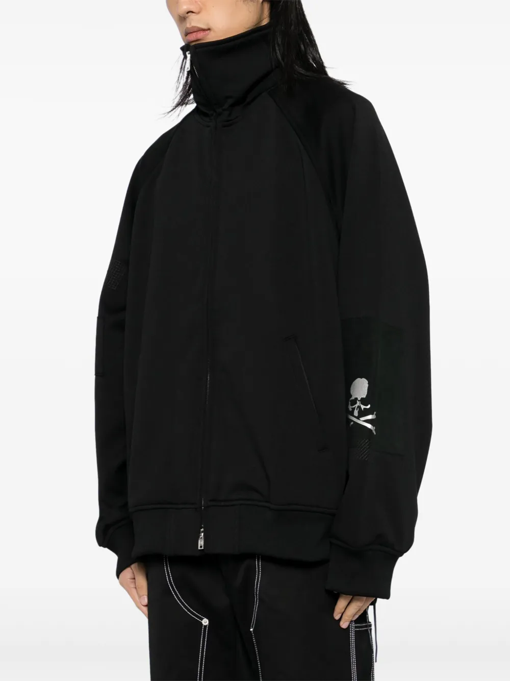 Mastermind Japan Zip-up Jacket In Black