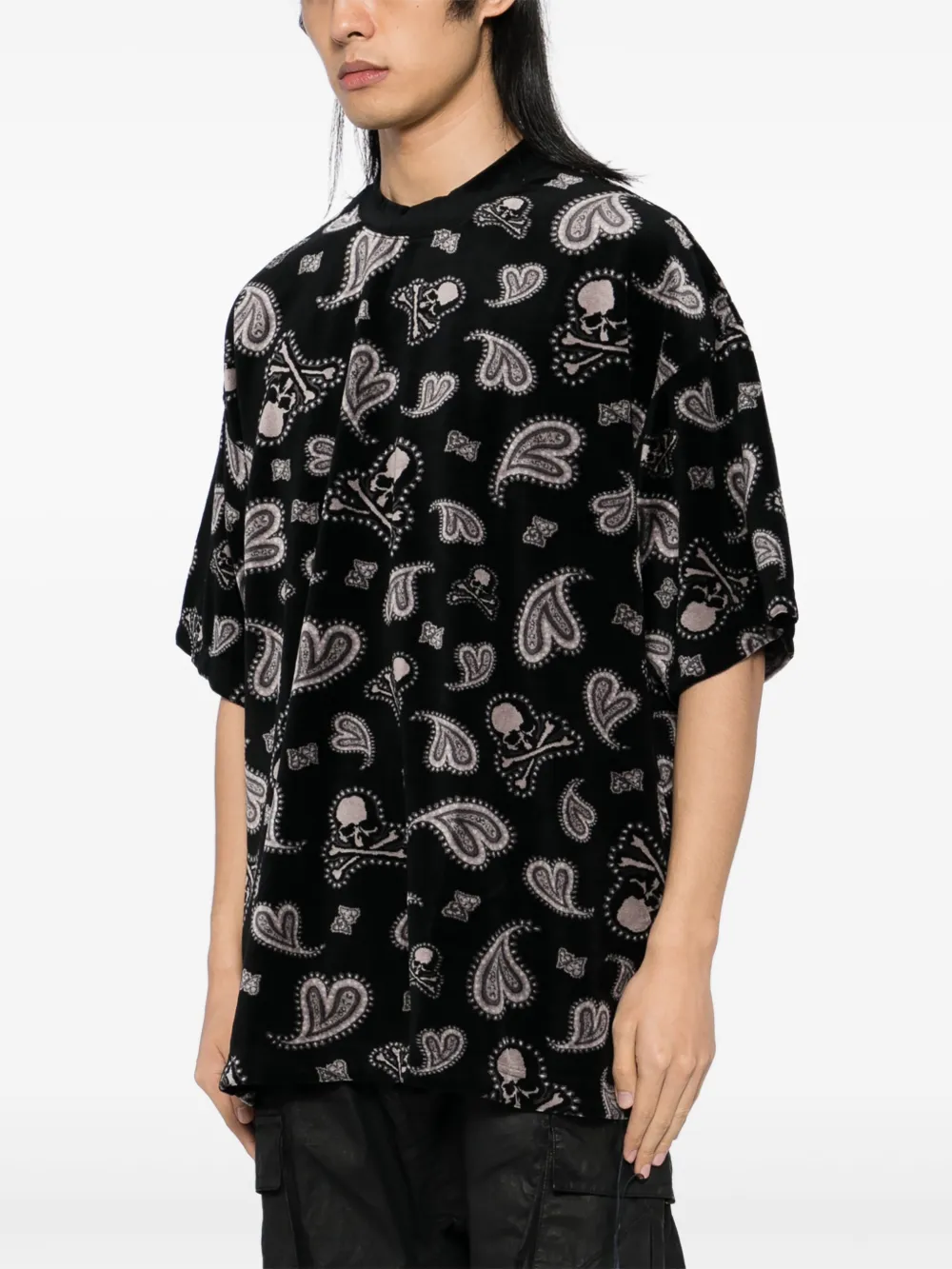 Mastermind Japan Logo-monogram T-shirt In Black