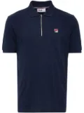 Fila logo patch short sleeves polo shirt - Blue