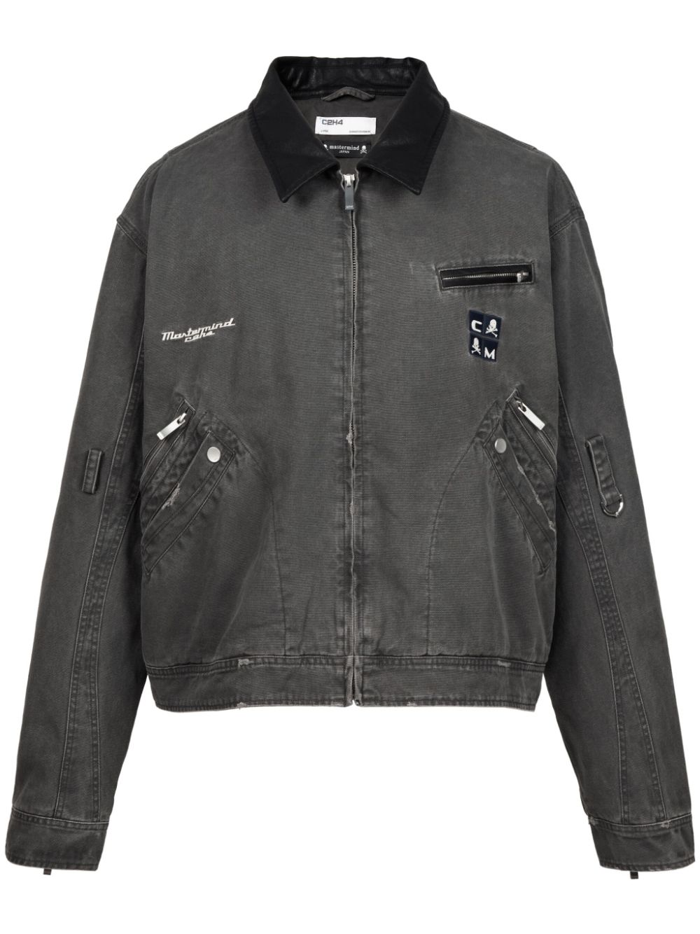 Mastermind Japan Bomber con stampa - Grigio