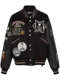 Mastermind Japan leather bomber jacket - Black