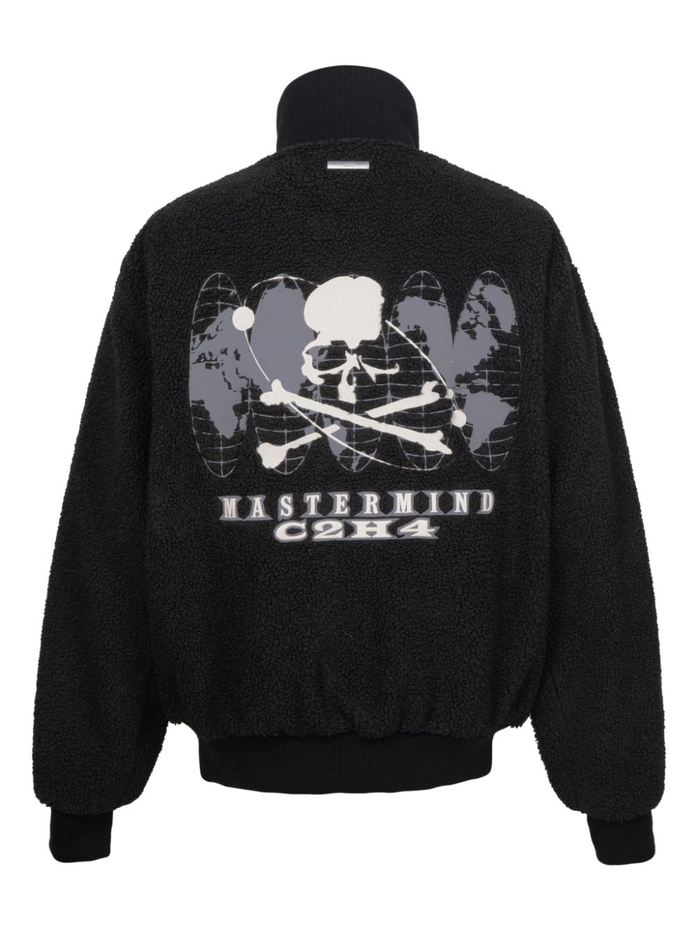 Mastermind Japan Jack met textuur en logoprint - Zwart