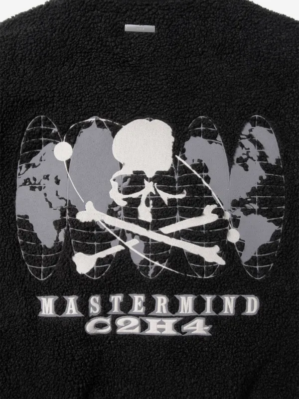 Mastermind Japan Jaqueta Texturizada Com Logo | Preto