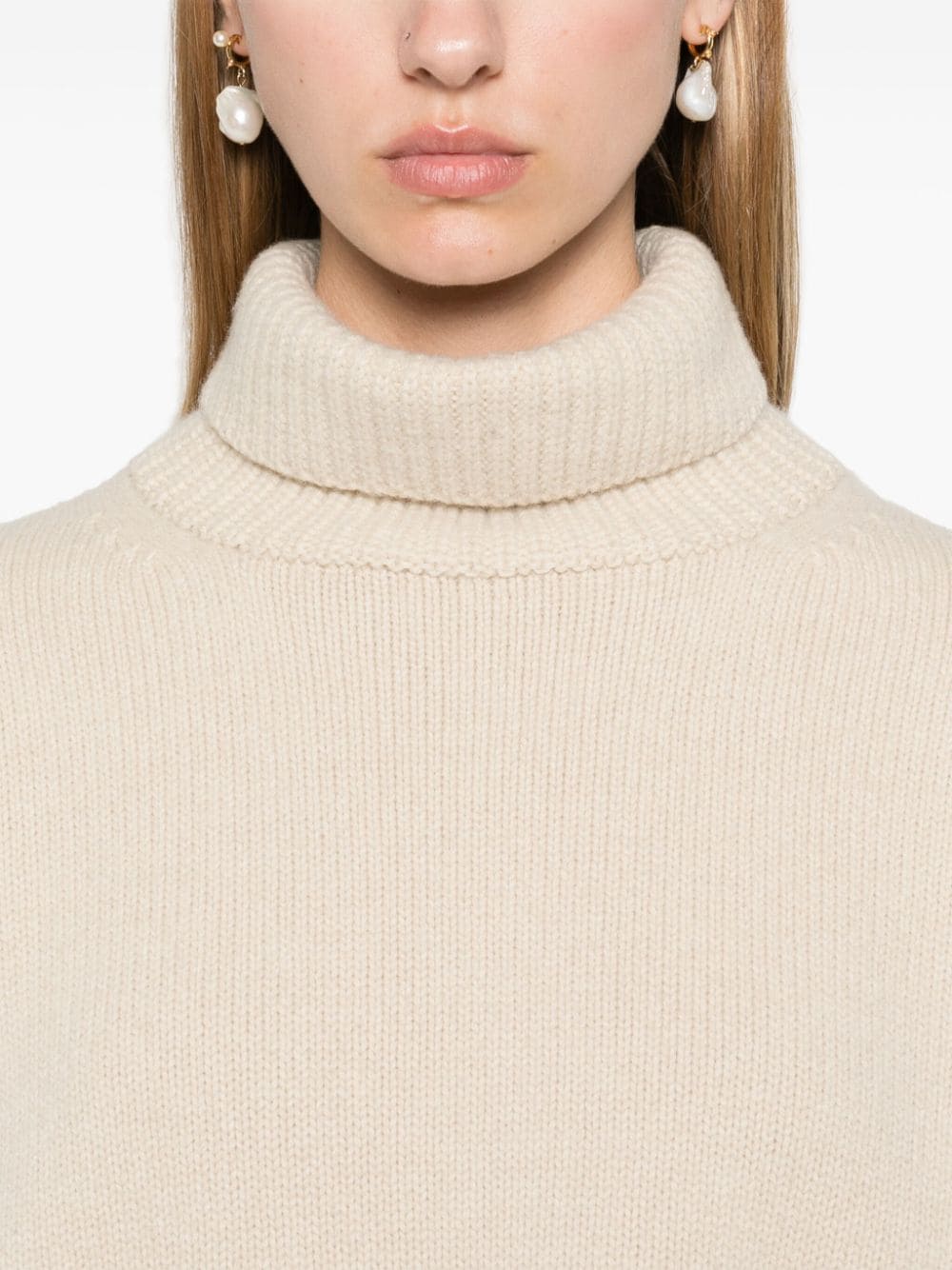 Shop Almada Label Aia Sweater In White