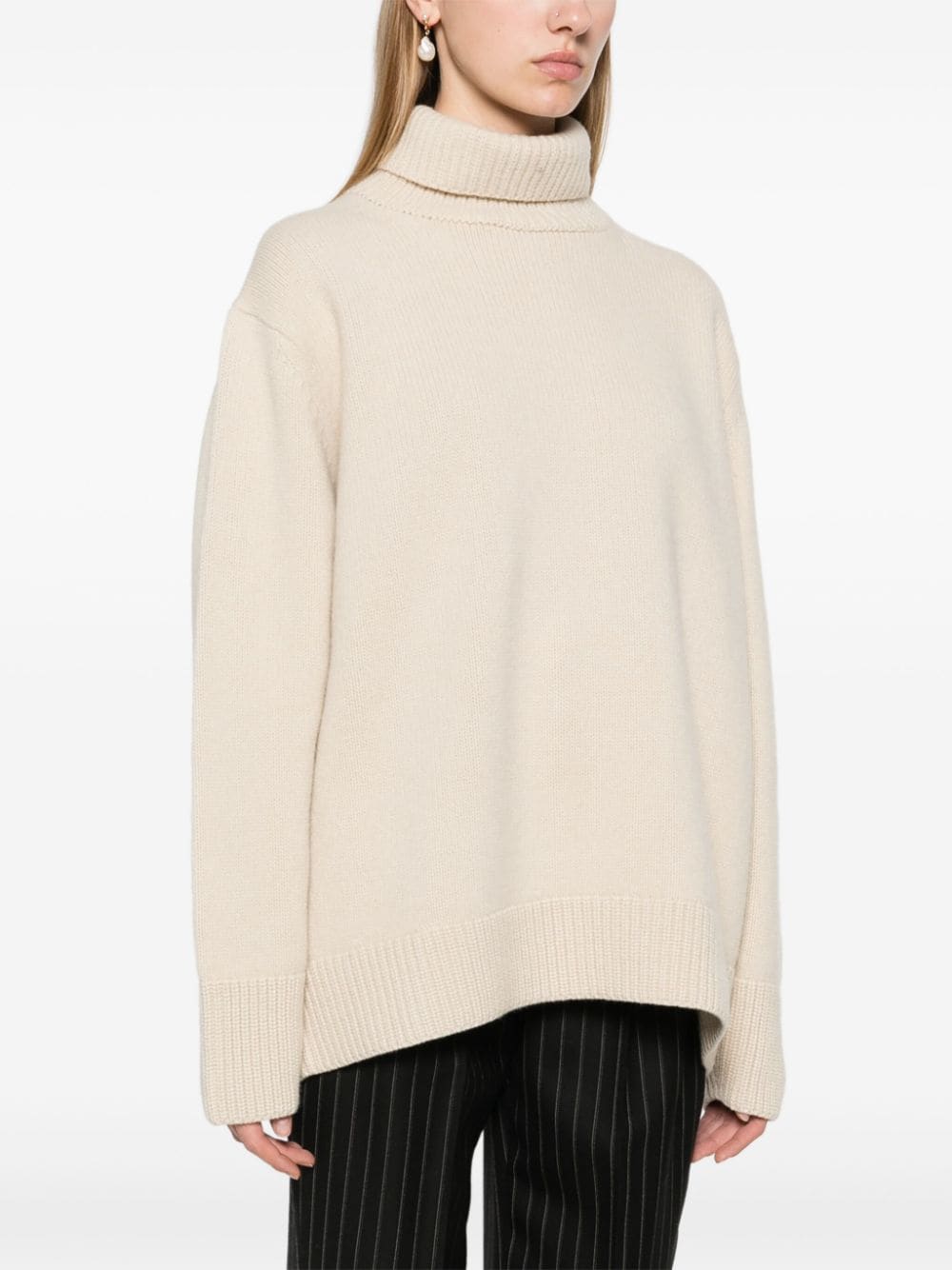 Shop Almada Label Aia Sweater In White