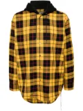 Mastermind World plaid check pattern shirt - Yellow
