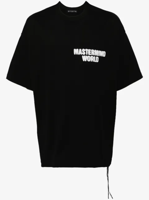 Mastermind World playera con logo y efecto de espray