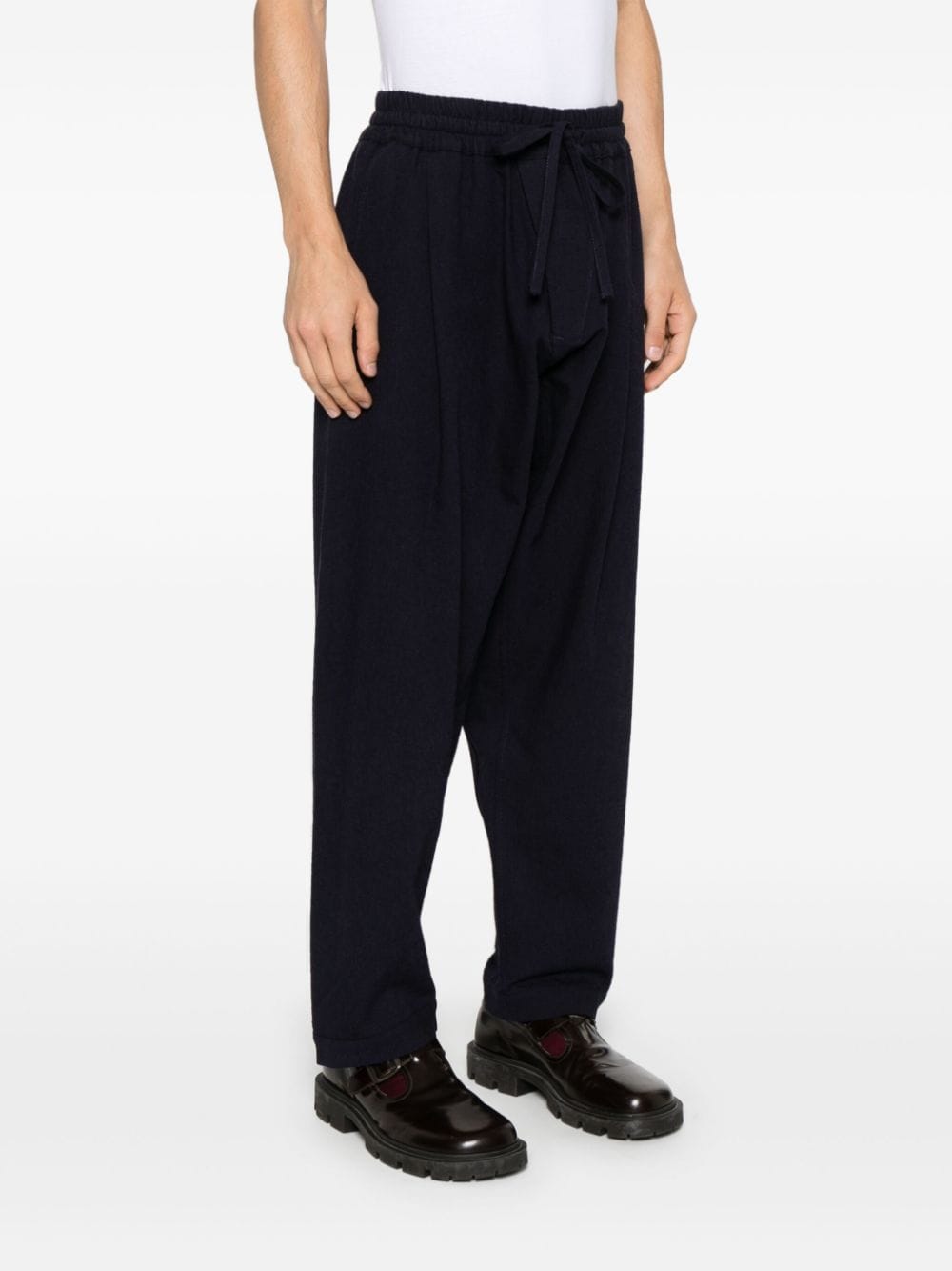 Shop Jan-jan Van Essche Wide-leg Trousers In Blue