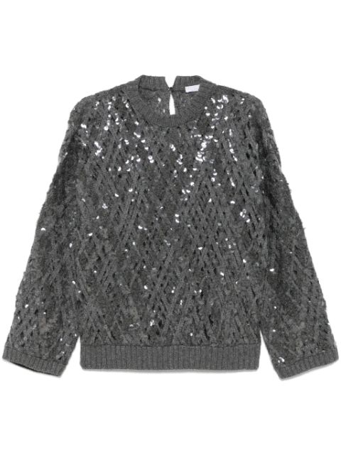 Brunello Cucinelli sequined sweater Women