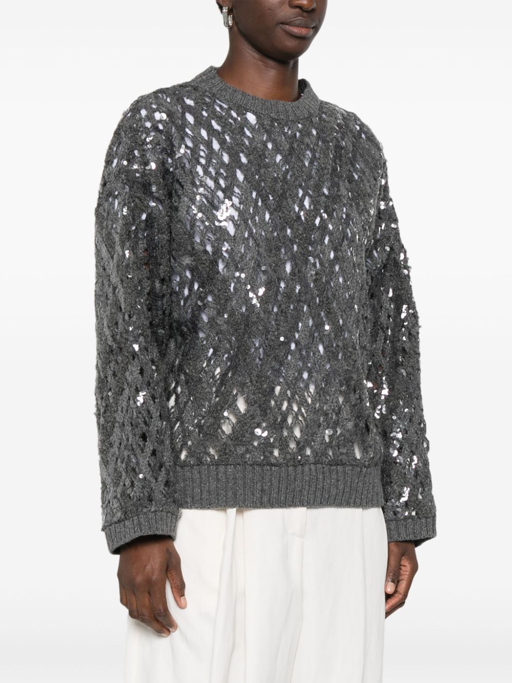 Brunello Cucinelli sequined sweater Women