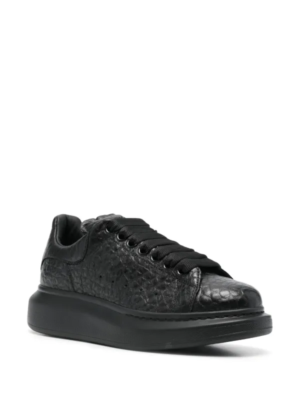 Alexander McQueen Oversized Sneakers Schwarz FARFETCH AT