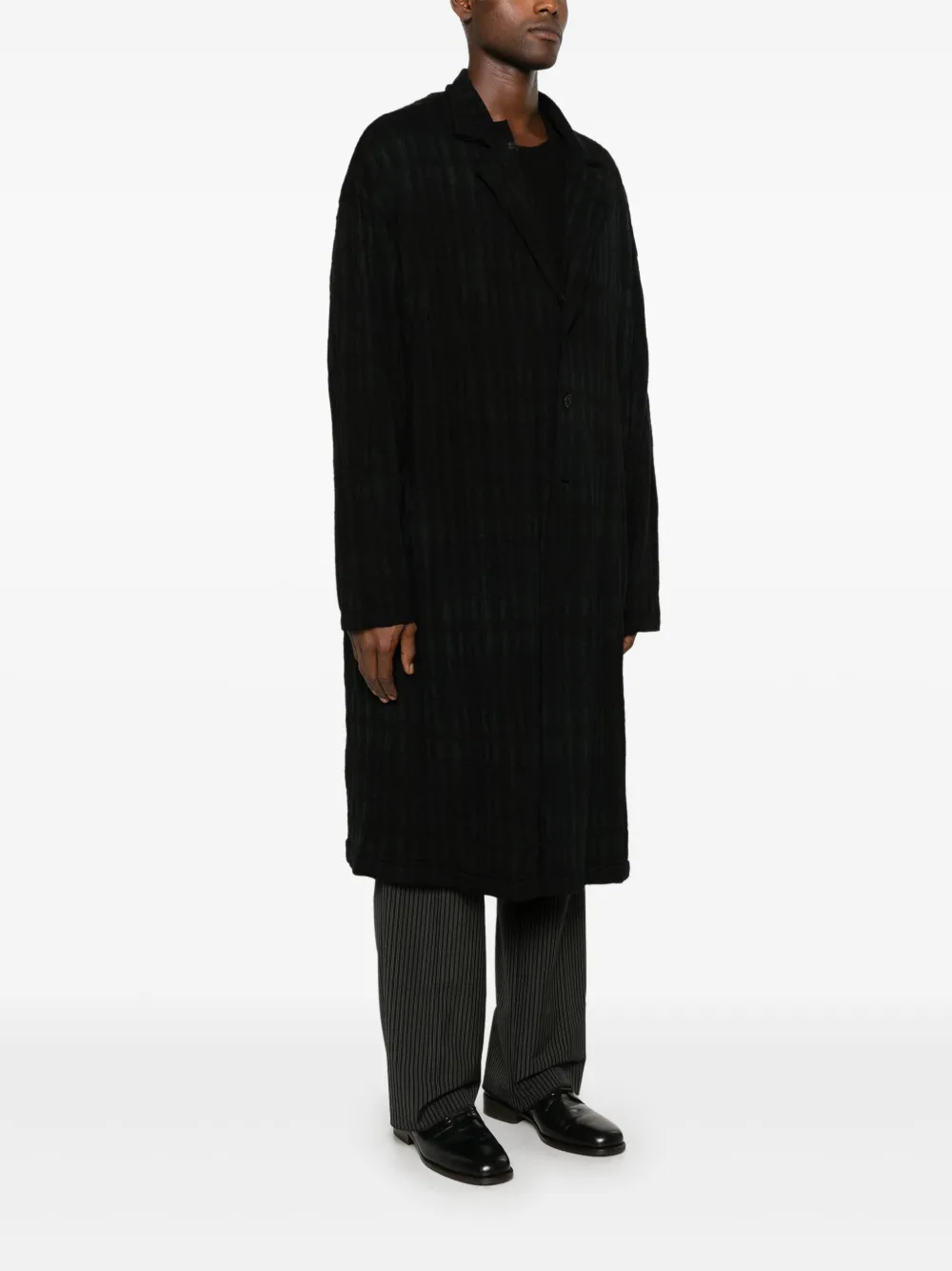 Yohji Yamamoto Jas met drie knopen Zwart