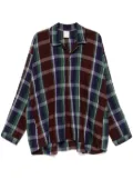 Jan Jan Van Essche Madras-check shirt - Blue
