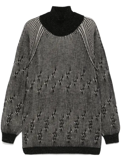 Jan Jan Van Essche cable-knit turtleneck sweater