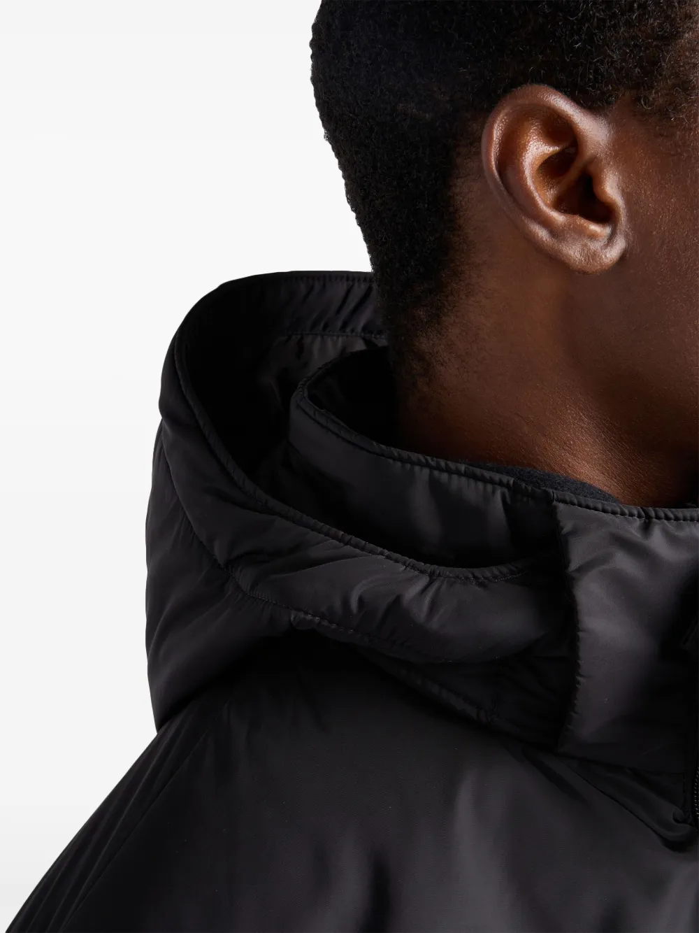Prada Re-Nylon donsjack Zwart