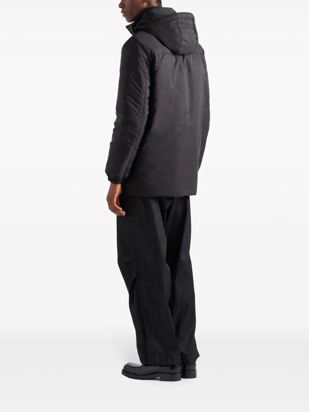 Prada Re-Nylon donsjack Zwart