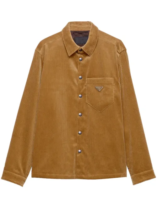 Chemise en velours côtelé - Prada - Modalova