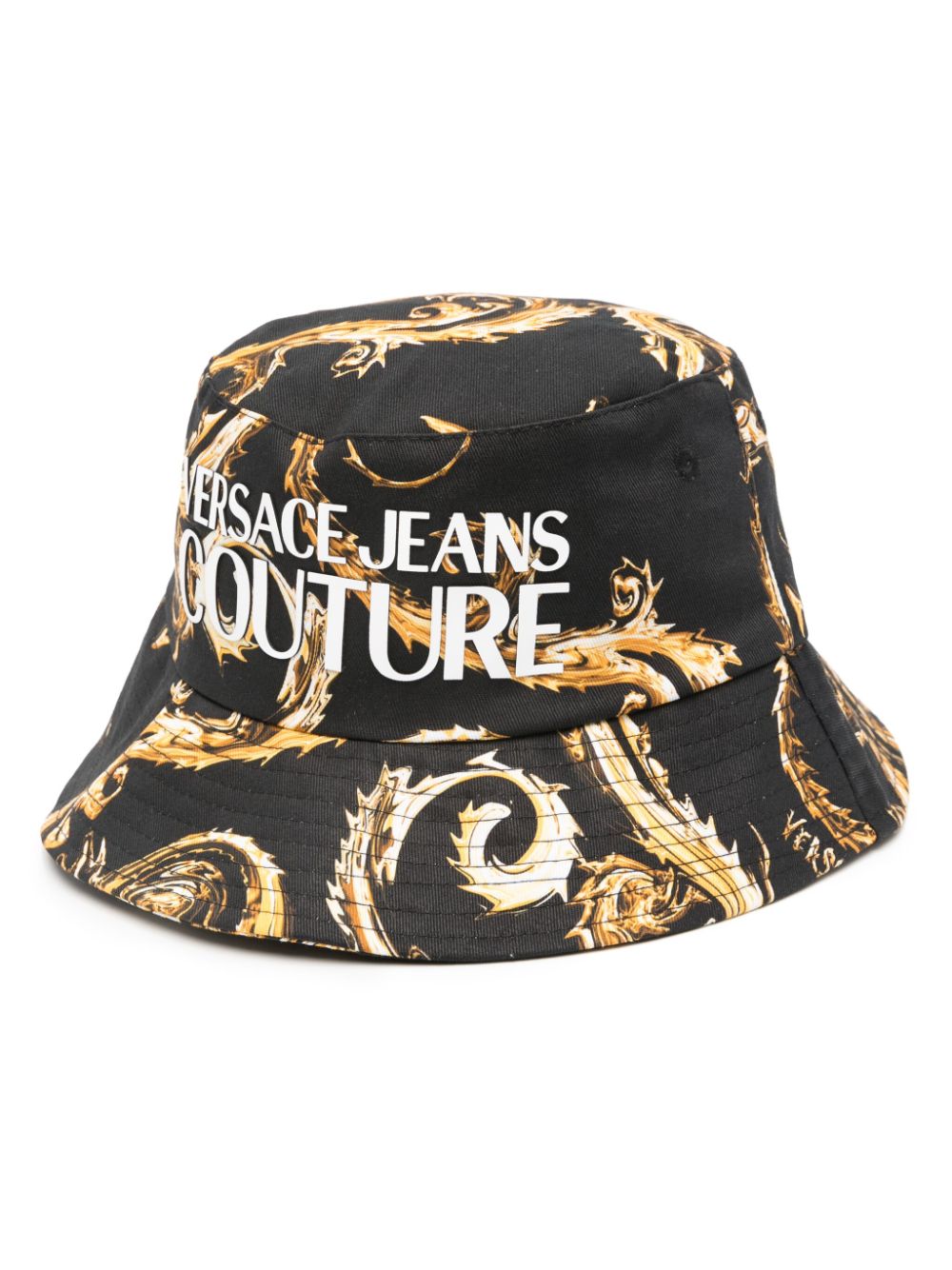 Versace Jeans Couture Barocco-print bucket hat - Nero