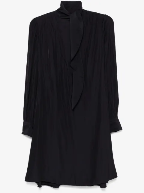 Lanvin draped mini dress
