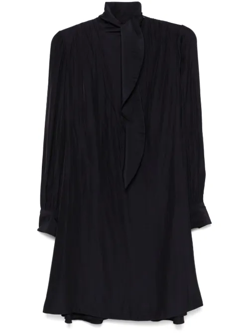 Robe courte à design drapé - Lanvin - Modalova